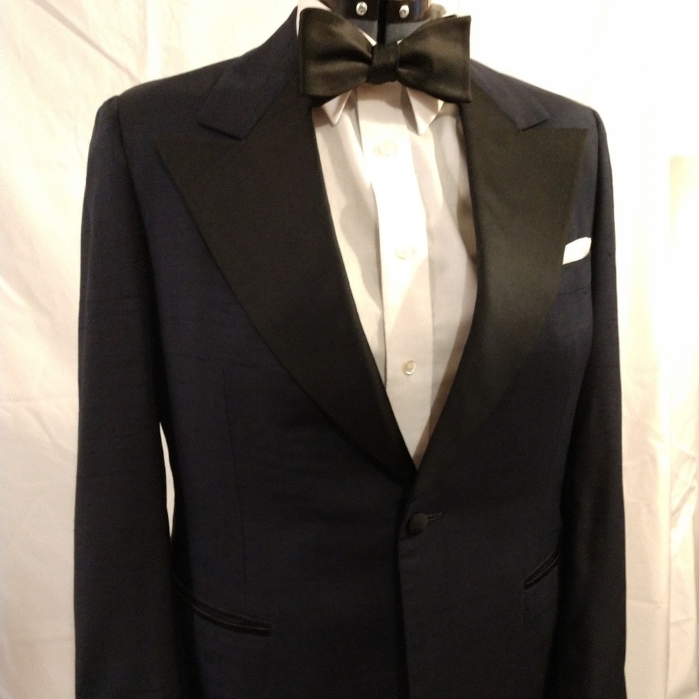 Bespoke Dupioni Silk Tuxedo